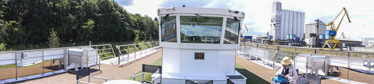 Panorama of Nuremberg cruise port