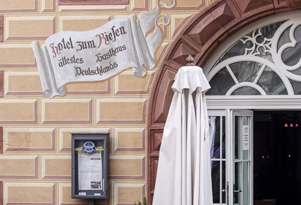 Detail of Hotel zum Riesen, Miltenberg