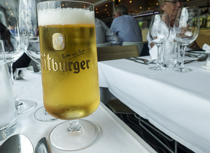 Bitburger beer on EMERALD STAR