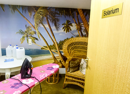 Ironing room at Hotel Rokokohaus, Erlangen