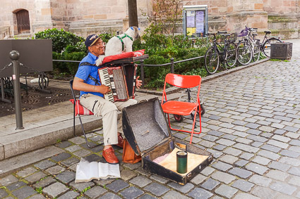 Busker in Nuremberg