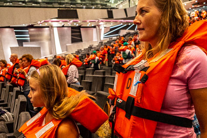 Safety drill on MSC PREZIOSA