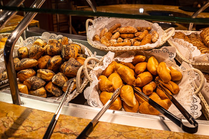 Breakfast rolls in MSC PREZIOSA buffet