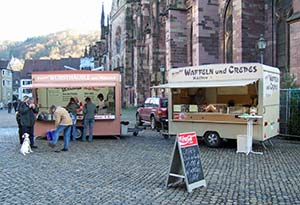 Bratwurst and Waffel wagons