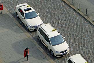 Hamburg taxi stand