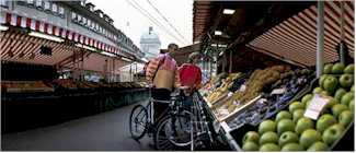 Switzerland Austria Swiss Austrian shopping hours Bern outdoor market fruit