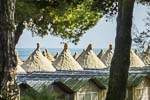 Beach huts on the Lido di Venezia