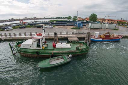 Ship at pier in Chioggia