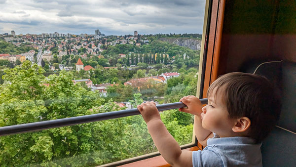 View from Semmering Railway railbus.