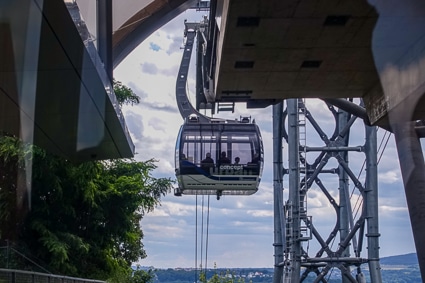 Seilbahn Koblenz upper cable car station