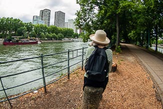 Cheryl Imboden on Swan Island, Paris