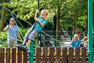 Playground ride in Jardin du Luxembourg, Paris