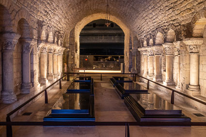 Bourbon tomb in crypt of Saint-Denis Basilica Cathedral