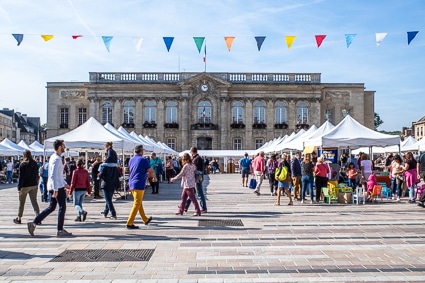 Place Jeanne Hachette book fair, Beauvais, France