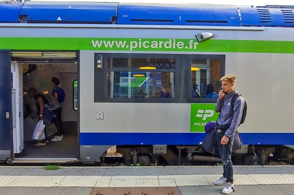 SNCF train to Beauvais, France