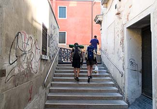 Bridge to Campo San Simeon Grande