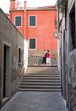 Bridge across Venice canal