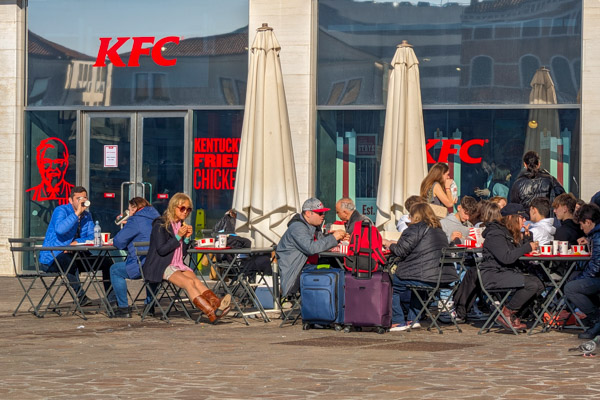 KFC Venezia, Venice, Italy.