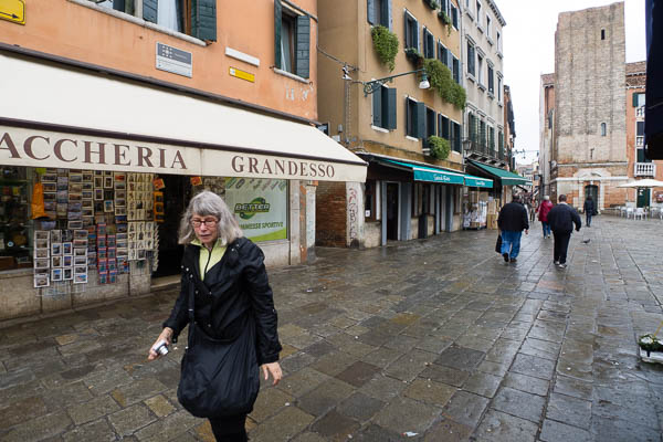 Cheryl Imboden in Venice, Italy