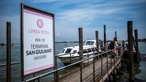 Marive Transport boat at Fondamente Nove, Venice