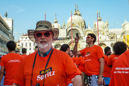 Durant Imboden in Aperol Spritz t-shirt