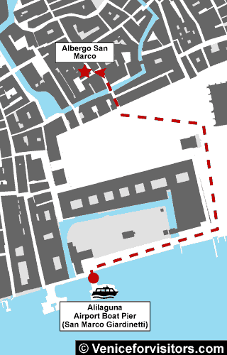 Albergo San Marco map directions