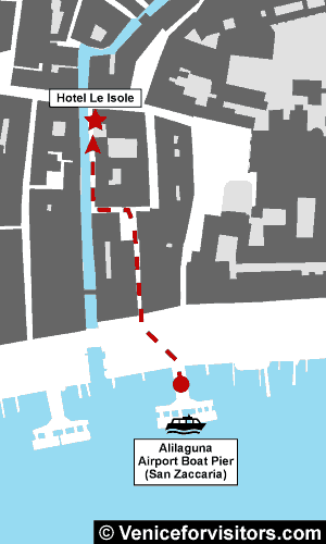 Hotel Le Isole map directions